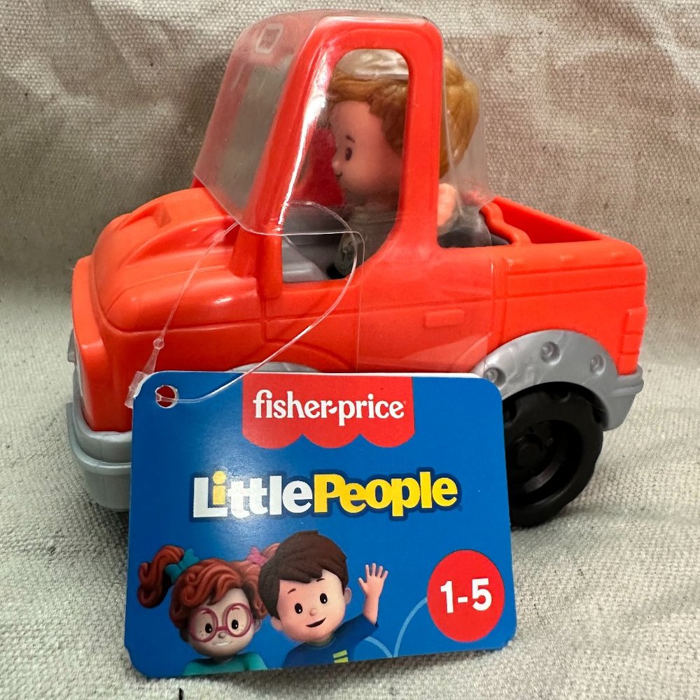 Fisher-Price Little People Help A Friend Pick Up Truck Toddler Toy